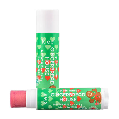 Klee Naturals - NEW! Holiday Cookies - Natural Fragrance Lip Shimmer Set