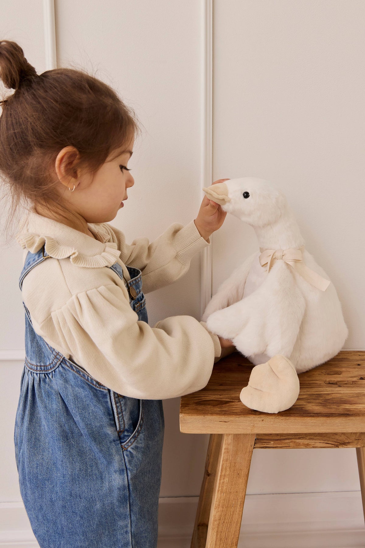 Snuggle Bunnies - Large Plush Mommy Duck Stuffed Animal - Rose (18")