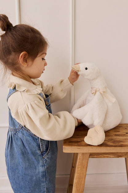 Snuggle Bunnies - Large Plush Mommy Duck Stuffed Animal - Rose (18")