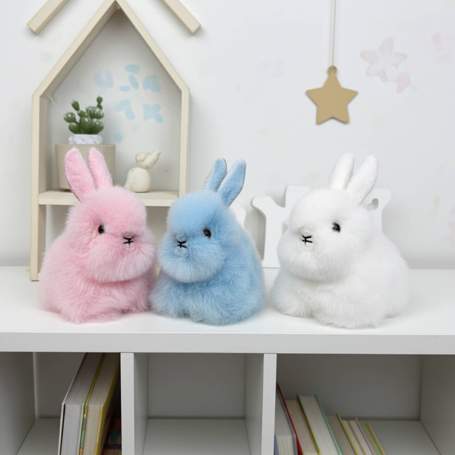 Shupaca Alpaca - Alpaca Stuffed Animal - Bunny - Micro 6" WHITE
