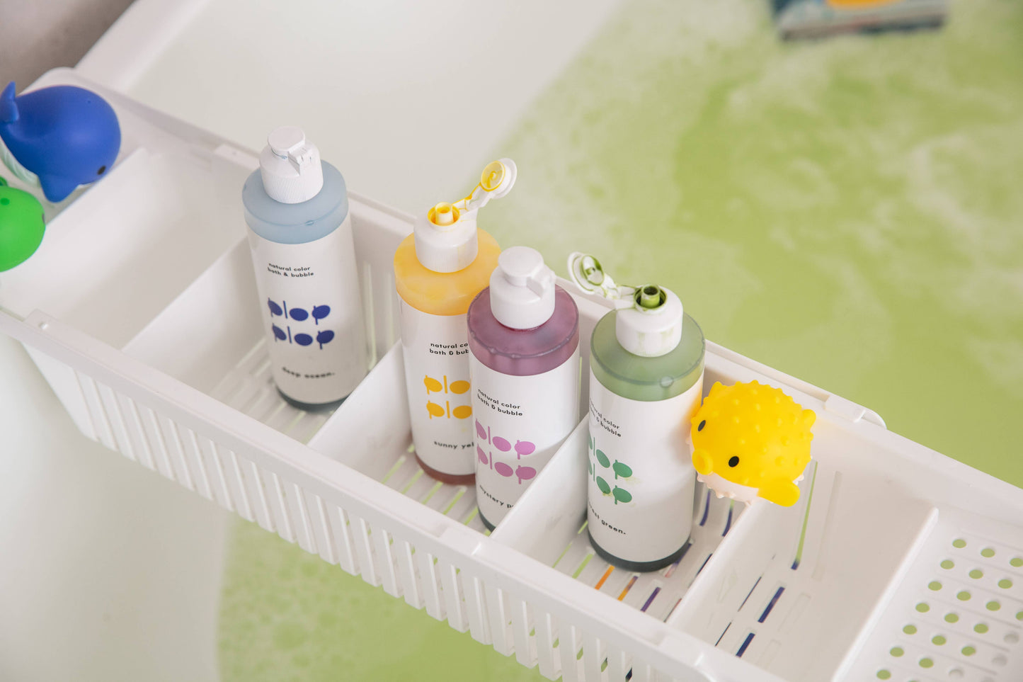 Living Refinery - Plop Plop Natural Color Bubble Bath - Ocean Blue (230g)