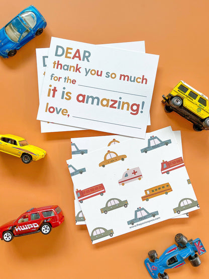 The Paxton Press - Kids Fill-in-the-blank Thank Yous (Multiple Color Options!)