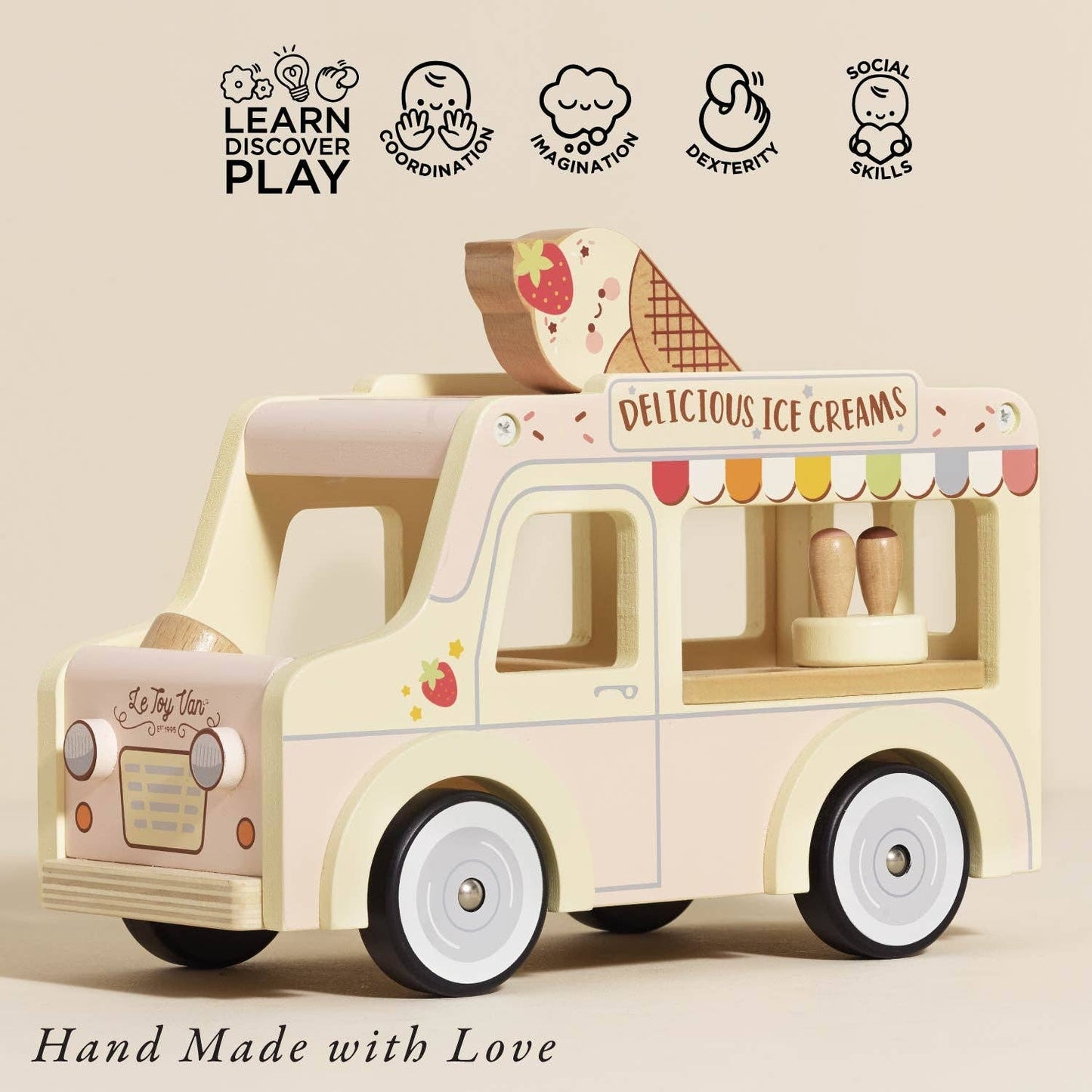 Le Toy Van, Inc. - Wooden Ice Cream Van