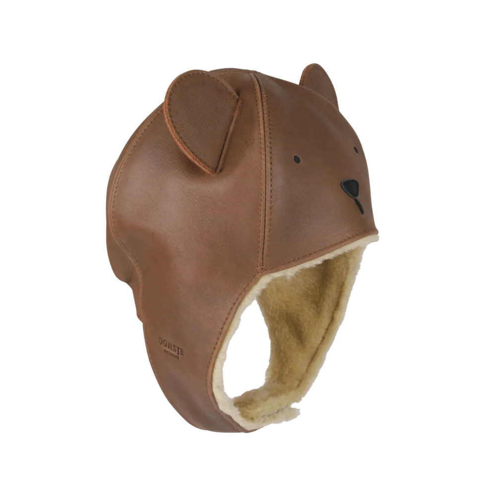 Donsje Kapi Classic Hat Bear Cognac