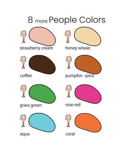 Crayon Rocks - Just Rocks in a Box 32 colors / 2 of each color- 64 Crayons