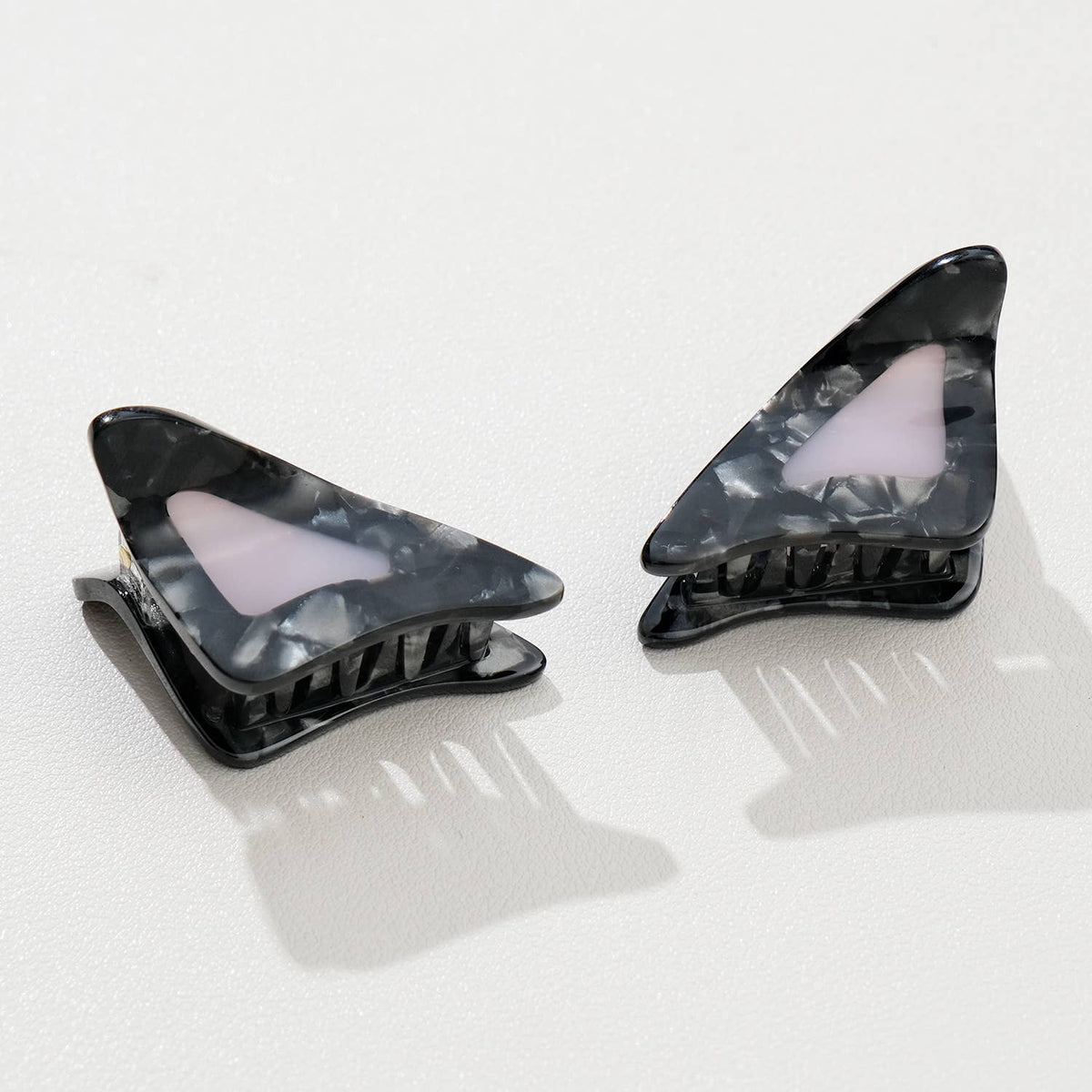Adorro - Cat Ear Claw Clip (Set of 2) - Mini