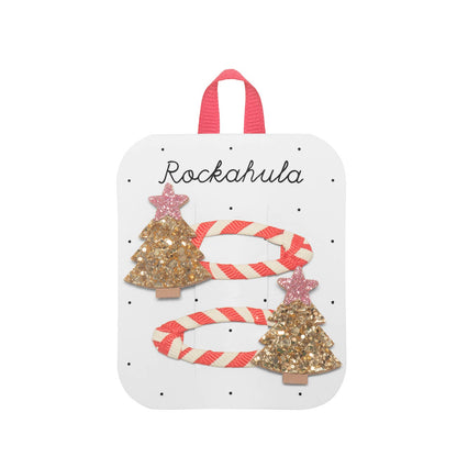 Rockahula Kids Stripy Christmas Tree Clips