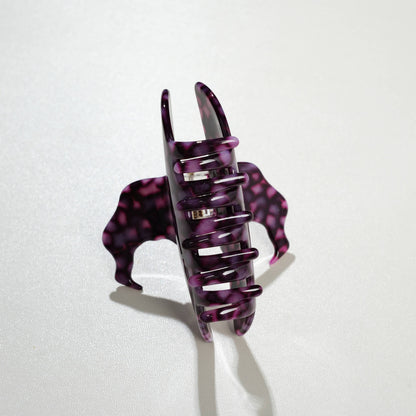 Adorro - Stained Glass Witch Hat Claw Clip - Medium