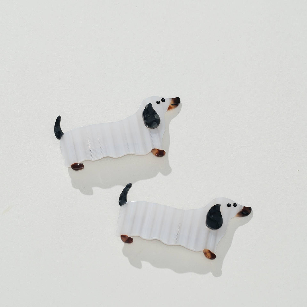 Adorro - Dachshund Ghost French Hair Clip