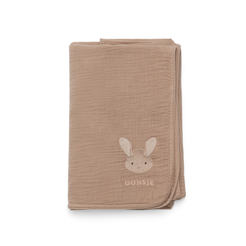 Donsje Ploekie Muslin Blanket - Bunny