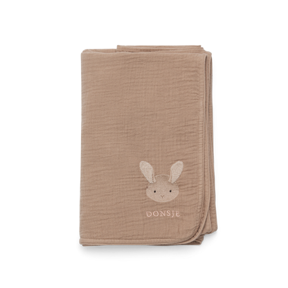 Donsje Ploekie Muslin Blanket - Bunny