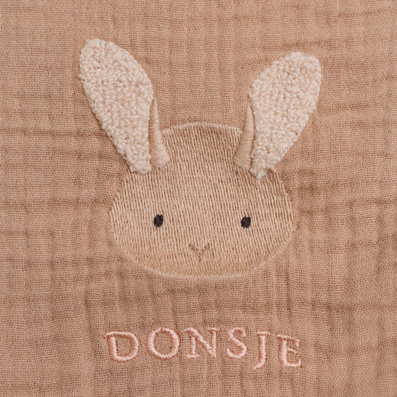 Donsje Ploekie Muslin Blanket - Bunny