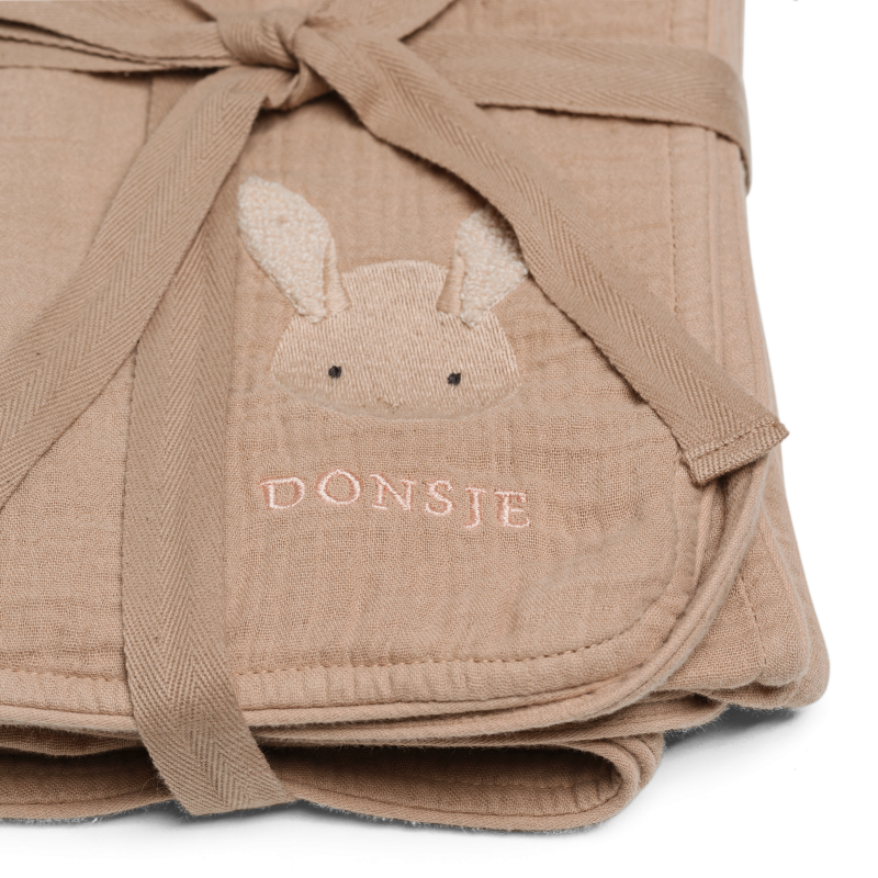 Donsje Ploekie Muslin Blanket - Bunny