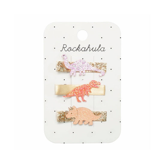 Rockahula Kids - Glitter Dinosaur Bar Clips