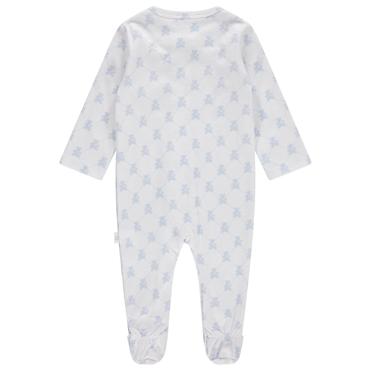 Pimalu - ZIPPER FOOTIE - TEDDY BEAR BLUE