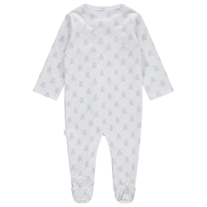 Pimalu - ZIPPER FOOTIE - TEDDY BEAR BLUE