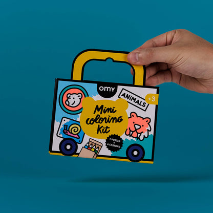 OMY - MINI POCKET COLORING - ANIMALS