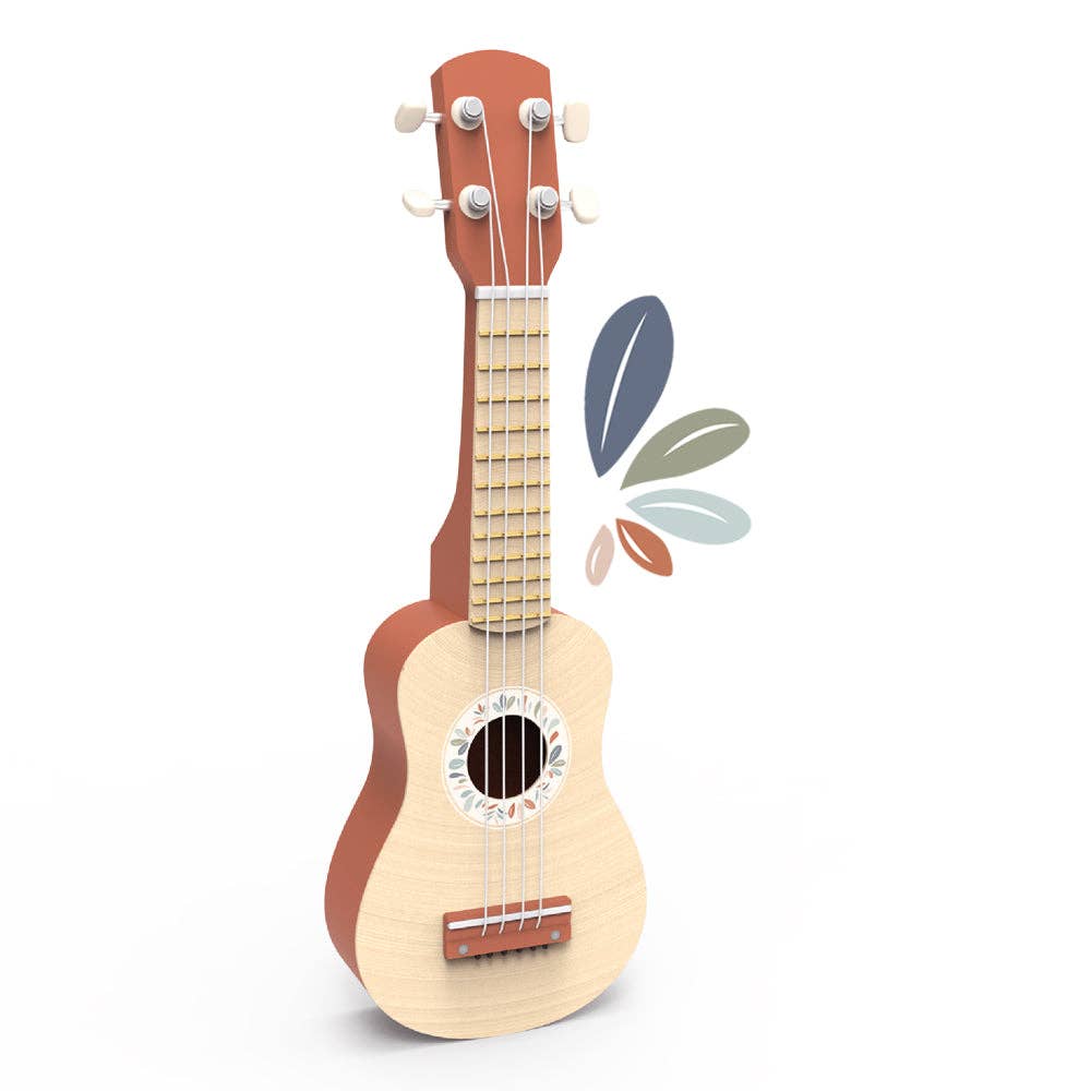 Speedy Monkey - Multicolor Wooden Toy Ukulele