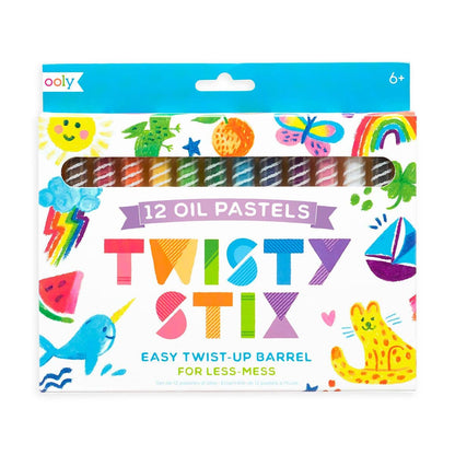 OOLY - Twisty Stix: Oil Pastels (Set of 12)