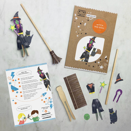 Cotton Twist - Make Your Own Witch Peg Doll