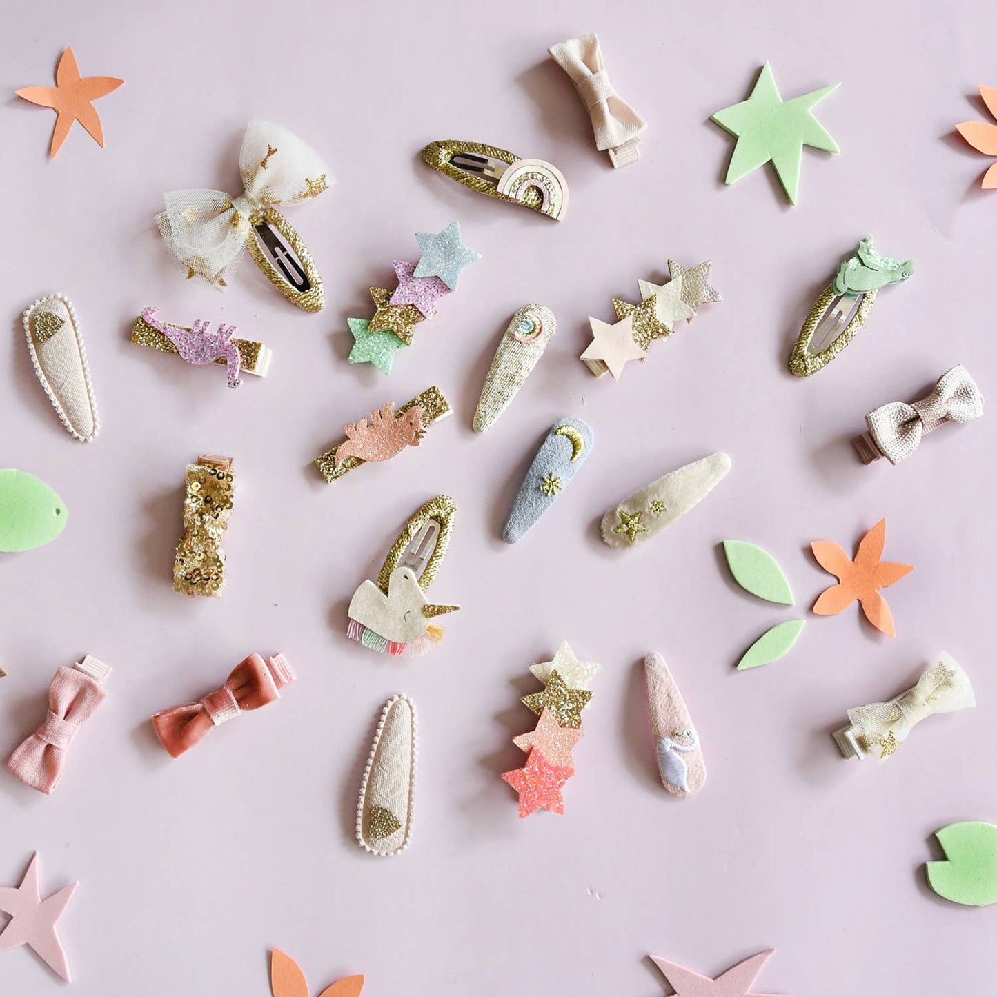 Rockahula Kids - Glitter Dinosaur Bar Clips