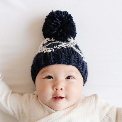 The Blueberry Hill Diamond Faire Isle Hat