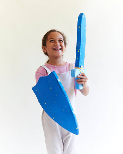 Sarah’s Silks - Soft Star Shield for Knight Costume, Pretend Play