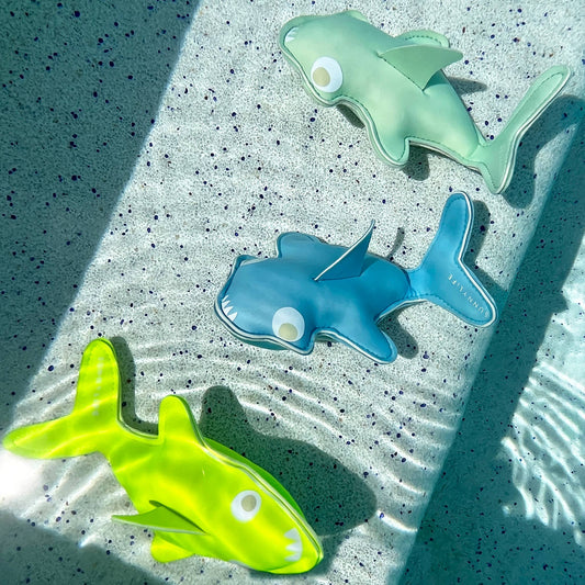 Sunnylife - Salty the Shark Dive Buddies Aqua Neon Yellow Set of 3