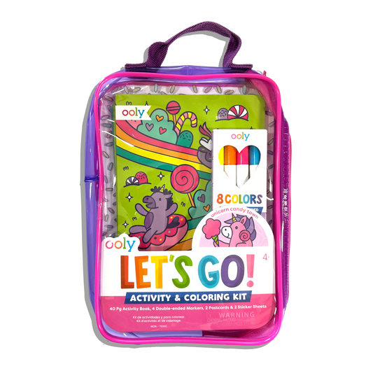 OOLY - Let's Go!: Activity & Coloring Kit - Unicorn Candy Town