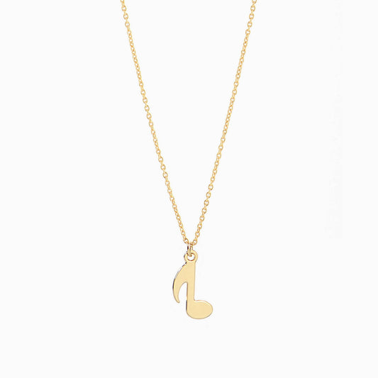 Titlee - CHANT music note necklace