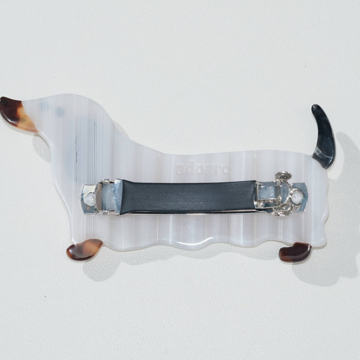 Adorro - Dachshund Ghost French Hair Clip
