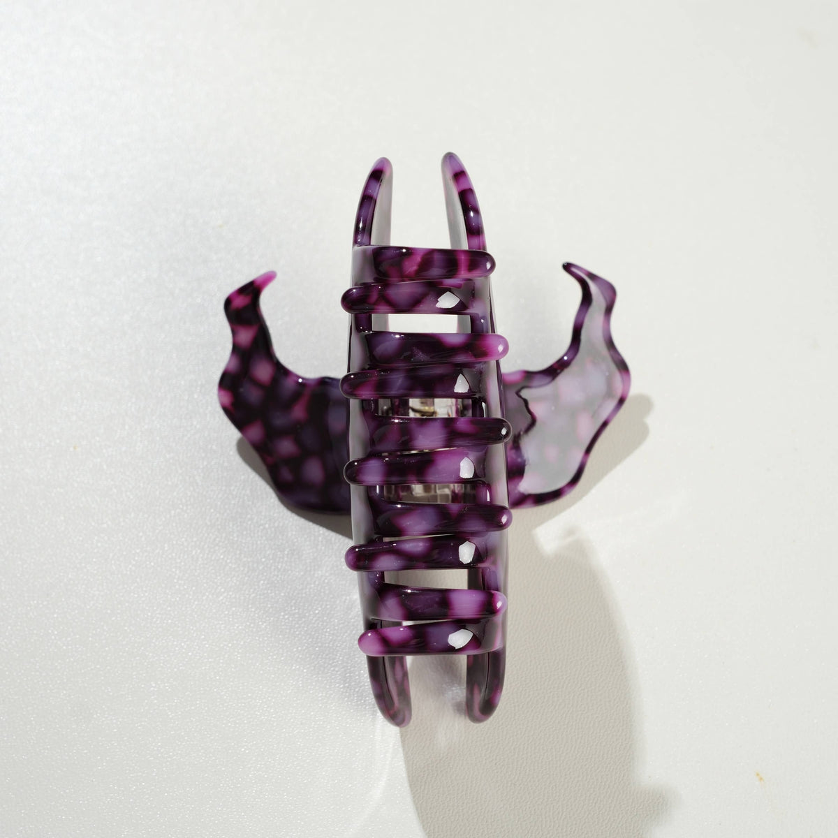 Adorro - Stained Glass Witch Hat Claw Clip - Medium