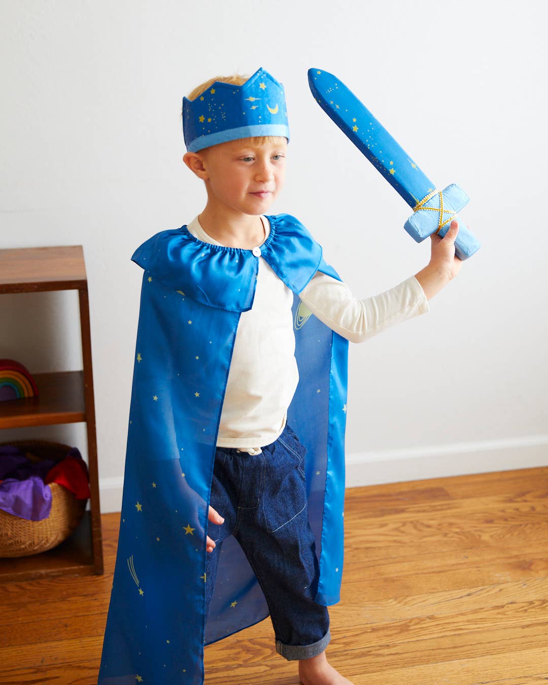 Sarah’s Silks - Soft Sword for Kids Pretend Play - Natural Silk, Waldorf Toy