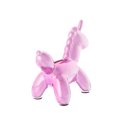 Creative Gifts International Inc. - Balloon Unicorn Bank Pink