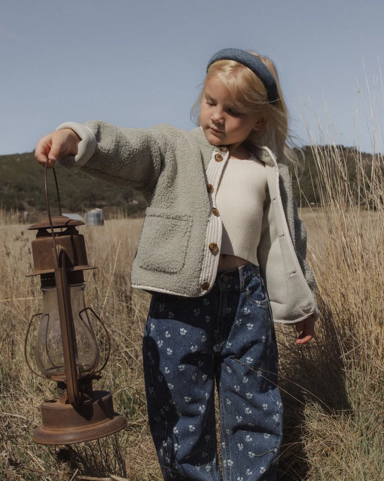 Rylee + Cru Barrel Pant Heart Ditsy