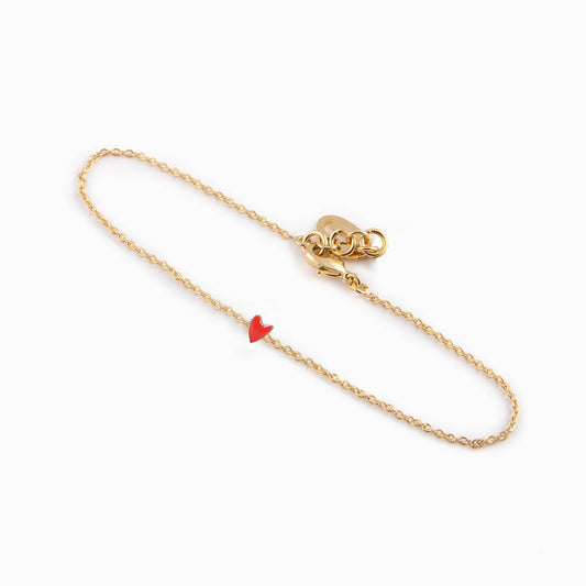 Titlee - GRANT love bracelet (poppy red)