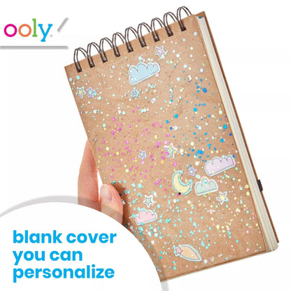 OOLY - D.I.Y. Cover: White Paper Sketchbook (5" x 7.5";75 Pages)