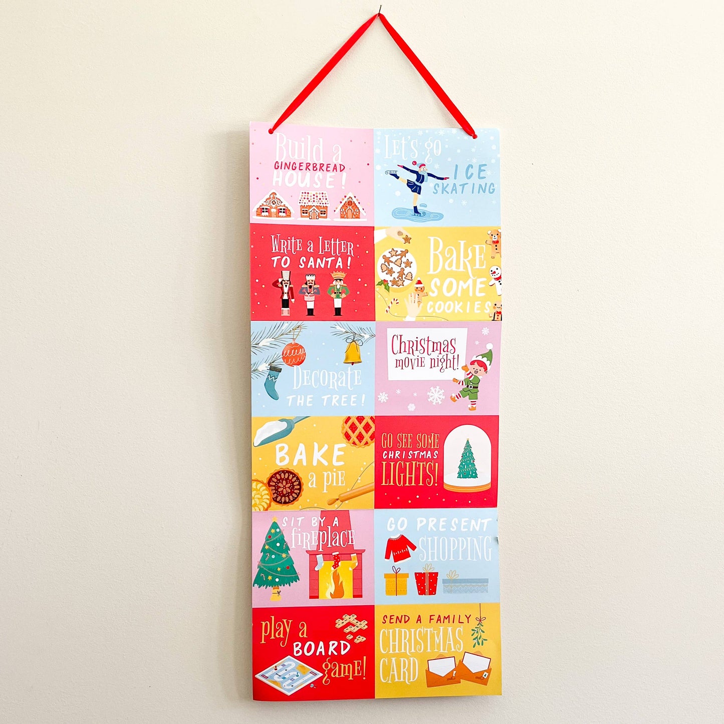 The Paxton Press - Christmas Countdown Hanging Activity Chart