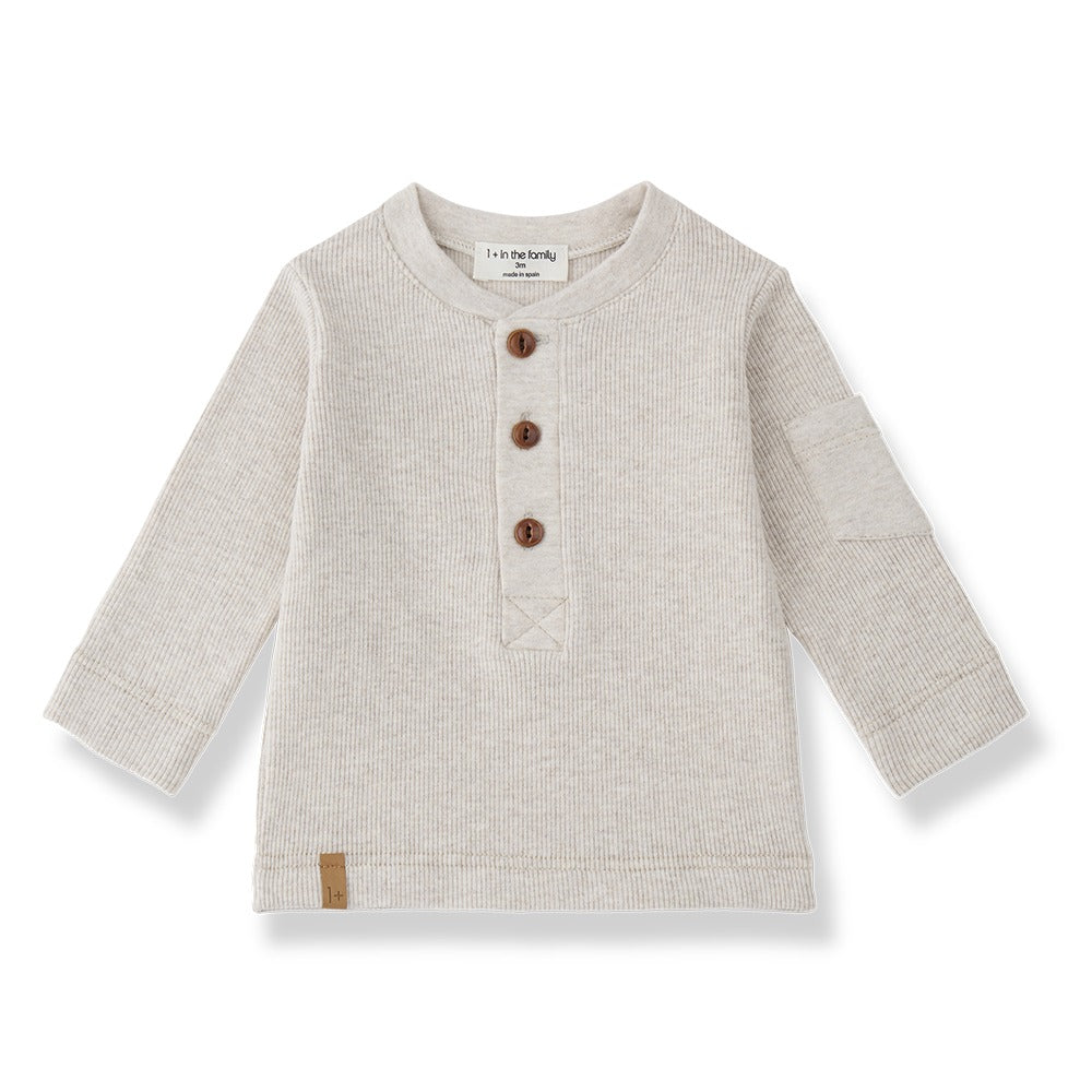 1+ in the Family Cuneo Henley T-shirt