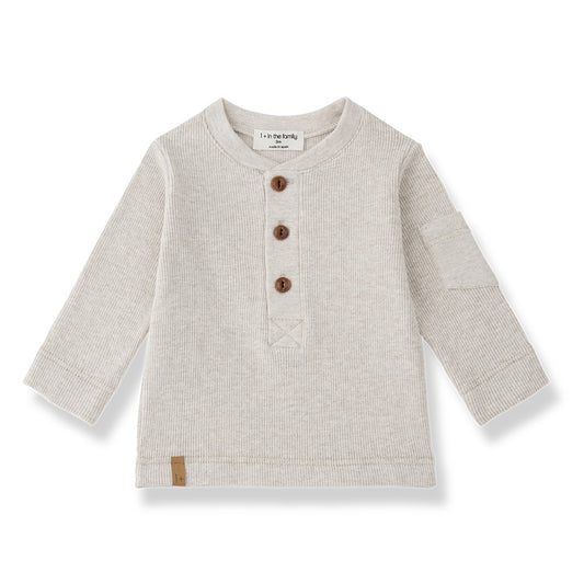 1+ in the Family Cuneo Henley T-shirt
