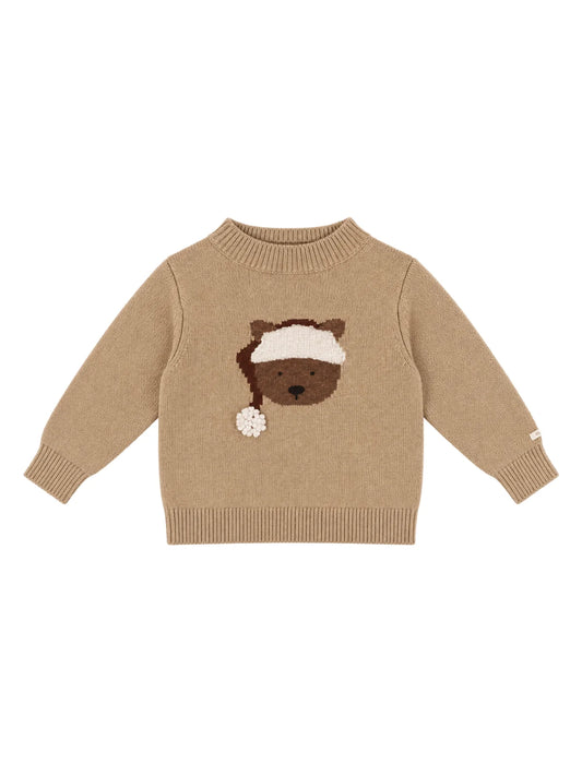 Donsje Denn Merino Wool Sweater Christmas Latte