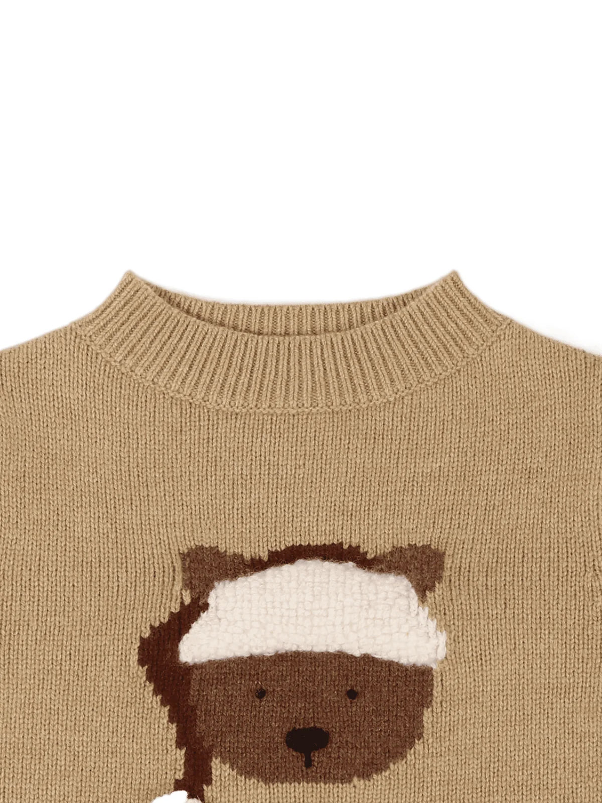 Donsje Denn Merino Wool Sweater Christmas Latte