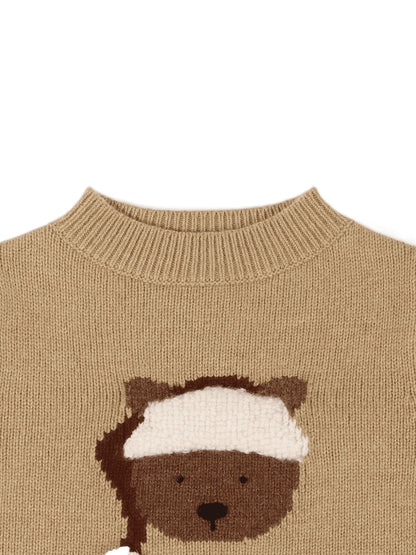 Donsje Denn Merino Wool Sweater Christmas Latte