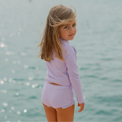 Minnow Girls Rash Guard Set