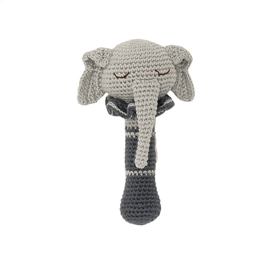 Patti Oslo Elephant Crochet Bell Rattle