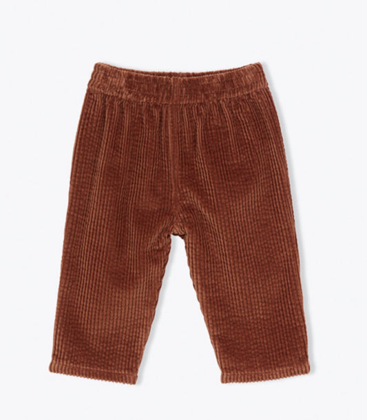 Arsène et les Pipelettes Velvet Baby Trousers - Brown