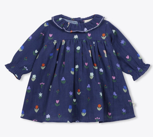 Arsène et les Pipelettes Baby Dress - Flowers