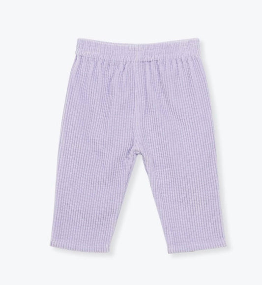 Arsène et les Pipelettes Velvet Baby Trousers - Lilac