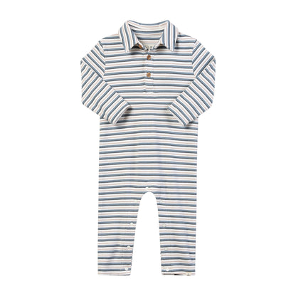 Me & Henry Snuggle Cosy Fabric Polo Romper