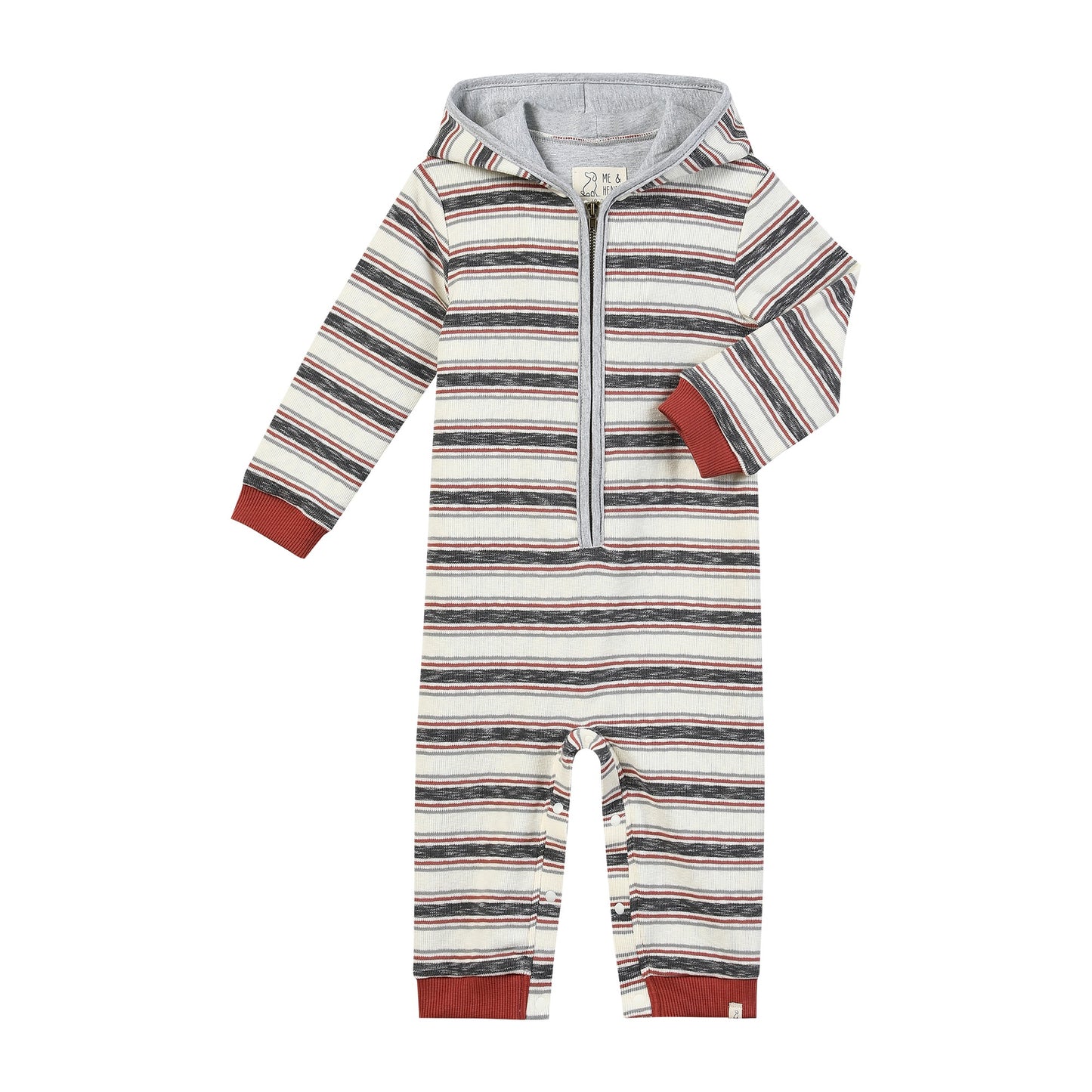 Me & Henry Stefano Hooded Romper